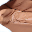 CELINE Macadam Canvas Shoulder Bag PVC Leather Brown Gold Auth am6745-21