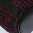 GIVENCHY Tote Bag Canvas Red Gold Auth am6746-7