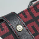 GIVENCHY Tote Bag Canvas Red Gold Auth am6746-17