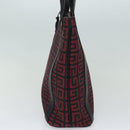 GIVENCHY Tote Bag Canvas Red Gold Auth am6746-3