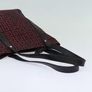 GIVENCHY Tote Bag Canvas Red Gold Auth am6746-6