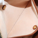 Coach Tea Rose Rogue 25 Hand Bag Denim 2way Blue Gold Auth am6757-21