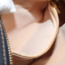 Coach Tea Rose Rogue 25 Hand Bag Denim 2way Blue Gold Auth am6757-22