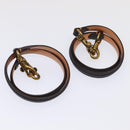 Coach Tea Rose Rogue 25 Hand Bag Denim 2way Blue Gold Auth am6757-25