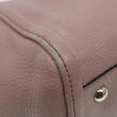 GUCCI Soho Hand Bag Leather 2way Gold Pink 336751 Auth am6760-15
