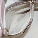 GUCCI Soho Hand Bag Leather 2way Gold Pink 336751 Auth am6760-10