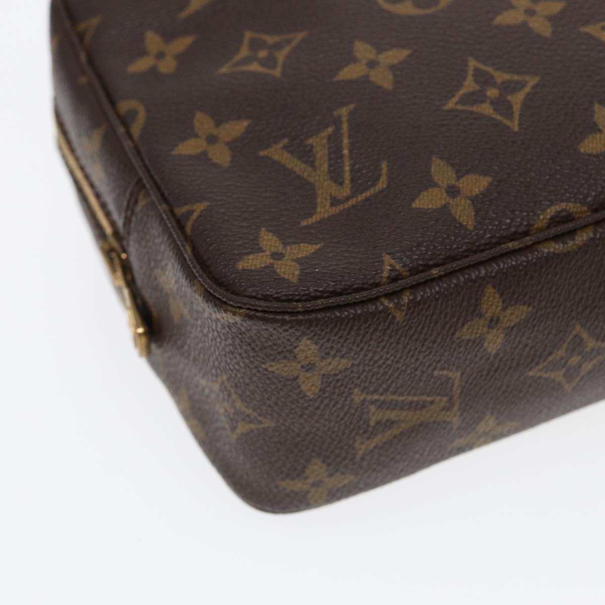 LOUIS VUITTON Monogram Trousse Toilette 23 Clutch Bag M47524 LV Auth am6776