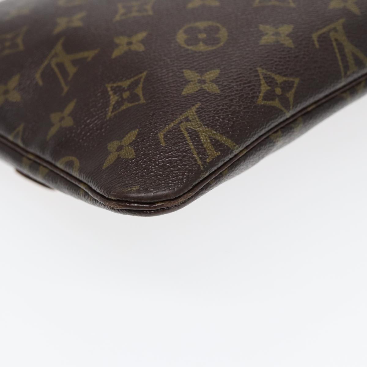 LOUIS VUITTON Monogram Pochette Priant Clutch Bag M51805 LV Auth am6777