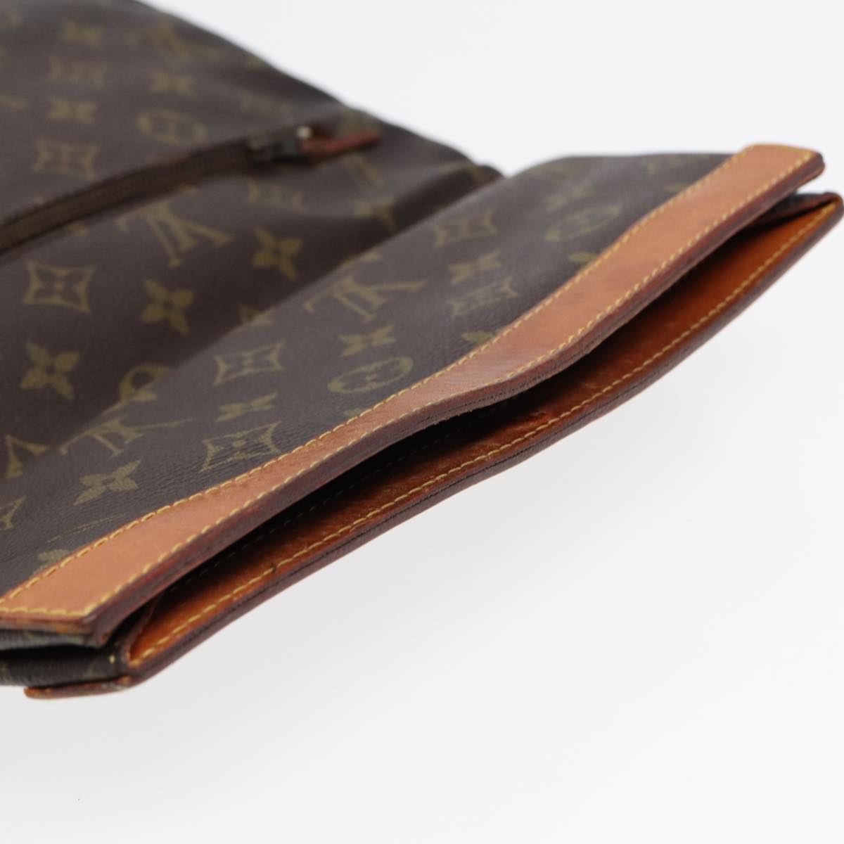 LOUIS VUITTON Monogram Pochette Priant Clutch Bag M51805 LV Auth am6777