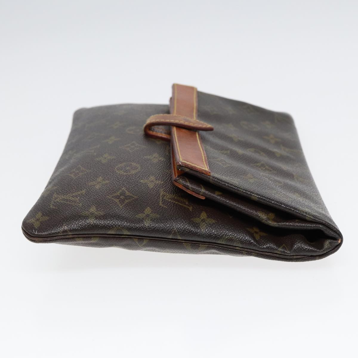 LOUIS VUITTON Monogram Pochette Priant Clutch Bag M51805 LV Auth am6777