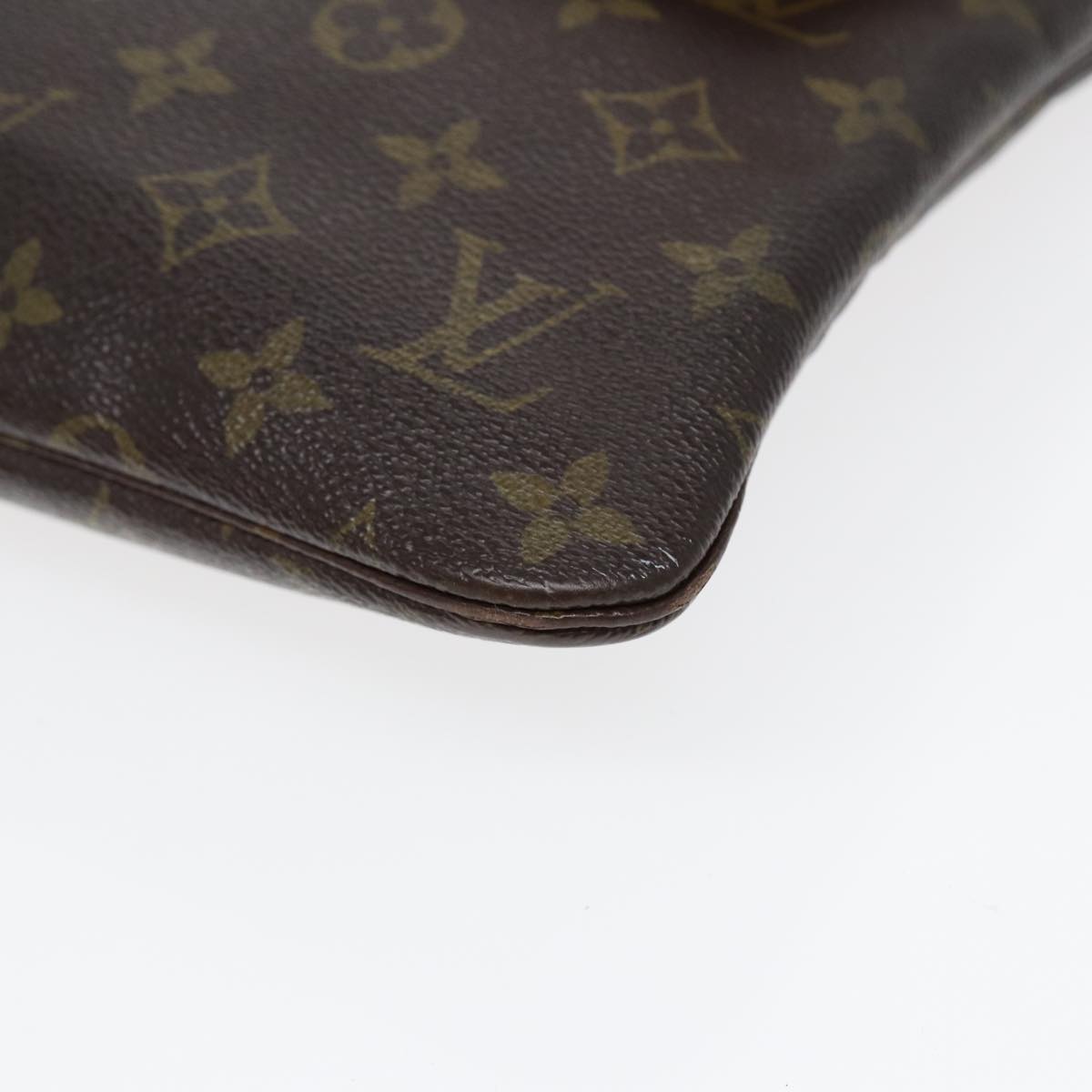 LOUIS VUITTON Monogram Pochette Priant Clutch Bag M51805 LV Auth am6777