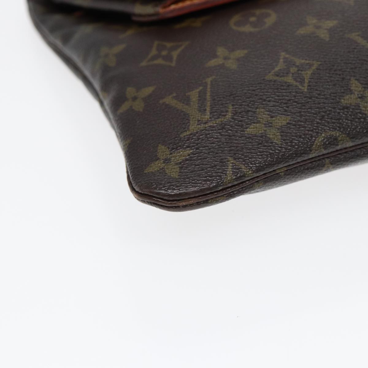 LOUIS VUITTON Monogram Pochette Priant Clutch Bag M51805 LV Auth am6777