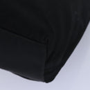 Christian Dior Maris Pearl Hand Bag Nylon Black Silver Auth am6778-9