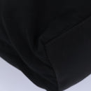 Christian Dior Maris Pearl Hand Bag Nylon Black Silver Auth am6778-14