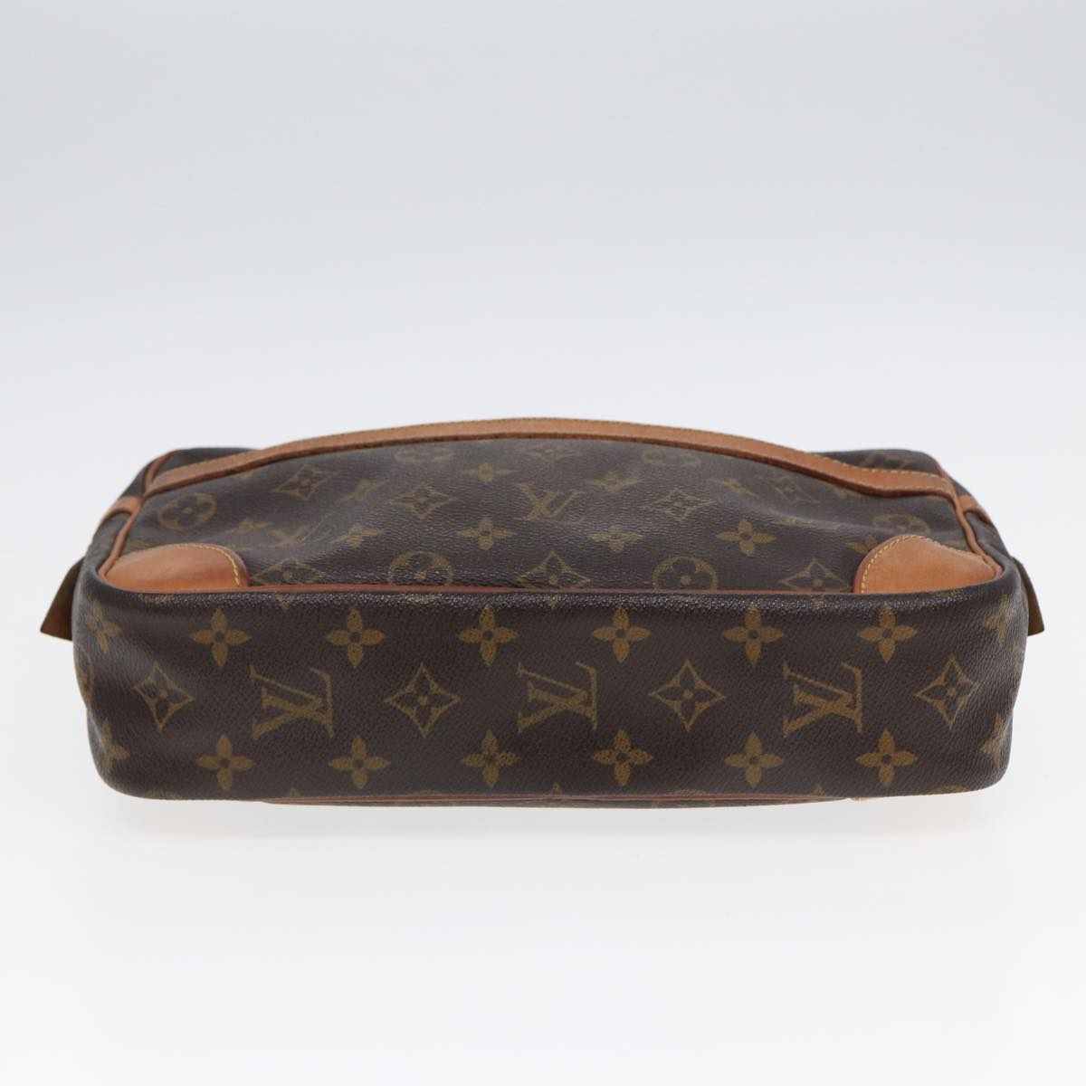 LOUIS VUITTON Monogram Compiegne 28 Clutch Bag M51845 LV Auth am6780