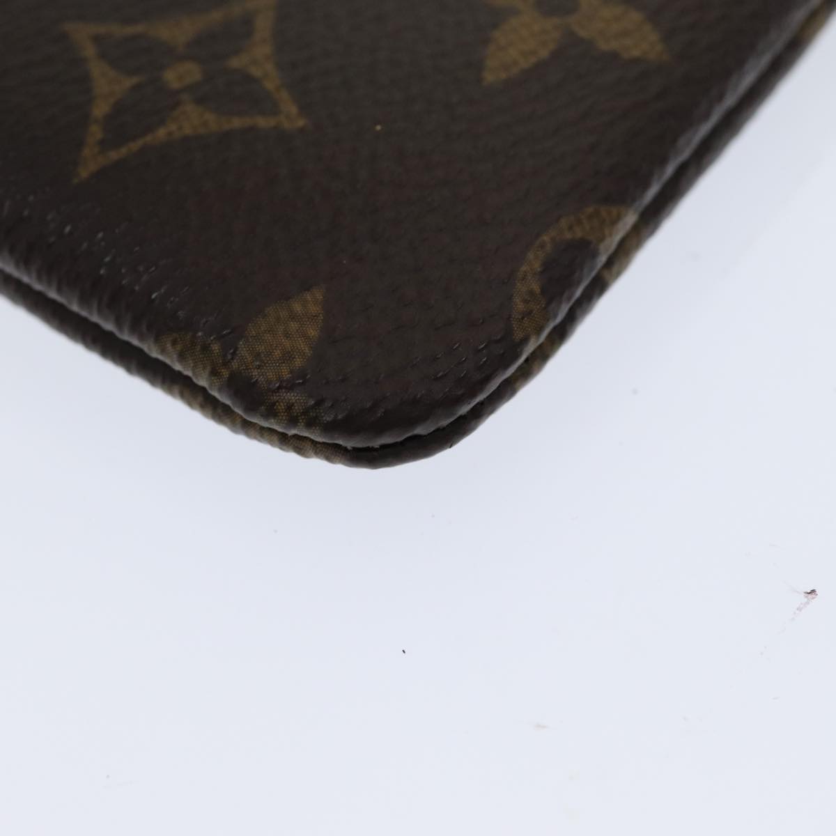 LOUIS VUITTON Monogram Pochette Cles Coin Purse M62650 LV Auth am6784