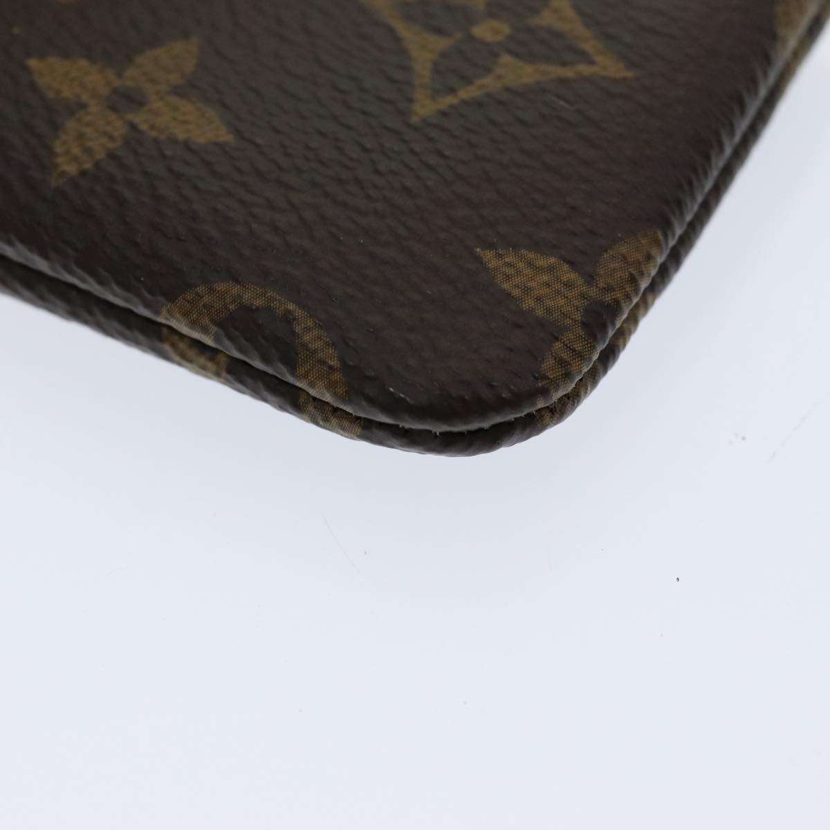 LOUIS VUITTON Monogram Pochette Cles Coin Purse M62650 LV Auth am6784