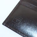 FENDI Zucca Canvas Long Wallet Black Brown Silver Auth am6788-17