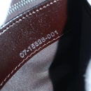 FENDI Zucca Canvas Long Wallet Black Brown Silver Auth am6788-11