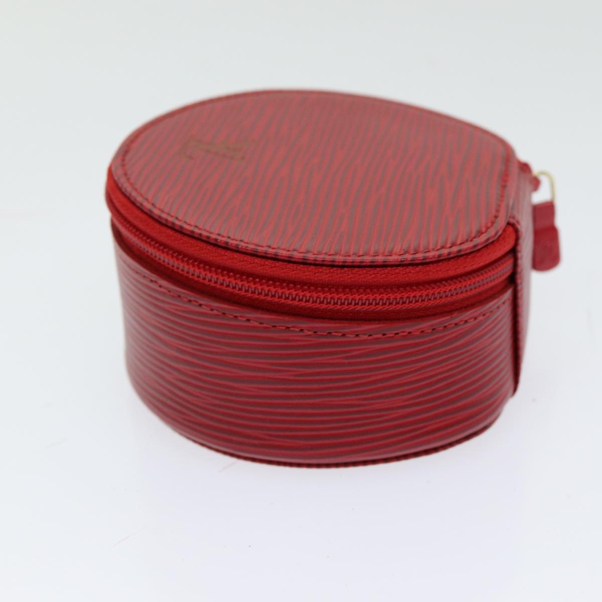 LOUIS VUITTON Epi Ecrin Bijoux 10 Jewelry Box Red M48217 LV Auth am6795