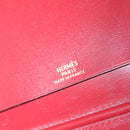 HERMES Agenda A6 Day Planner Cover Leather Red Auth am6805-8
