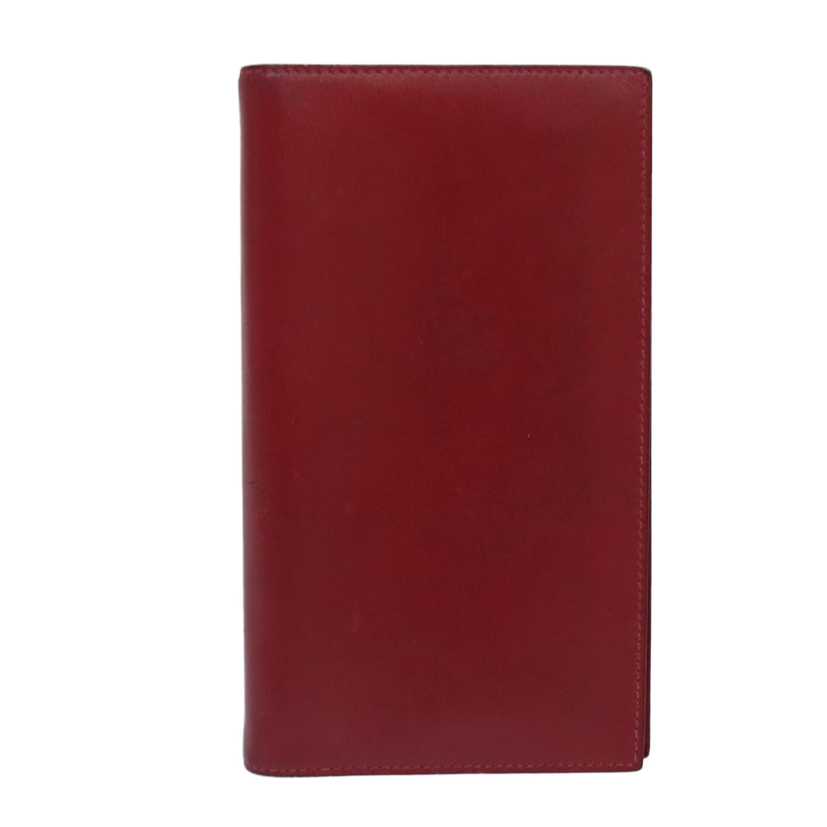 HERMES Agenda A6 Day Planner Cover Leather Red Auth am6805