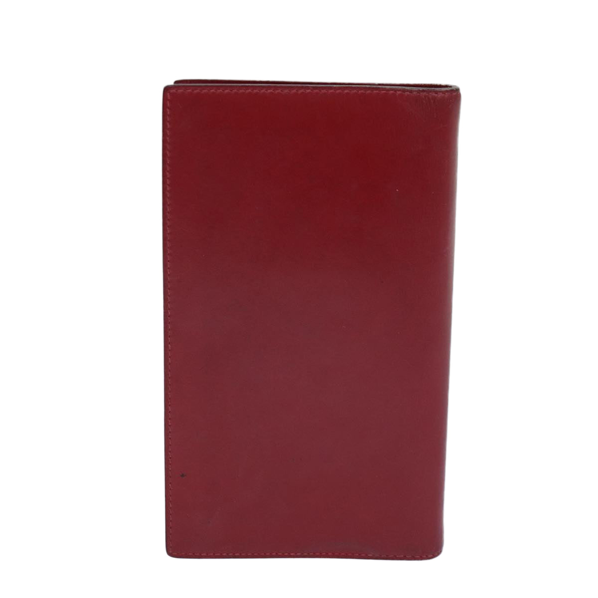 HERMES Agenda A6 Day Planner Cover Leather Red Auth am6805 - 0