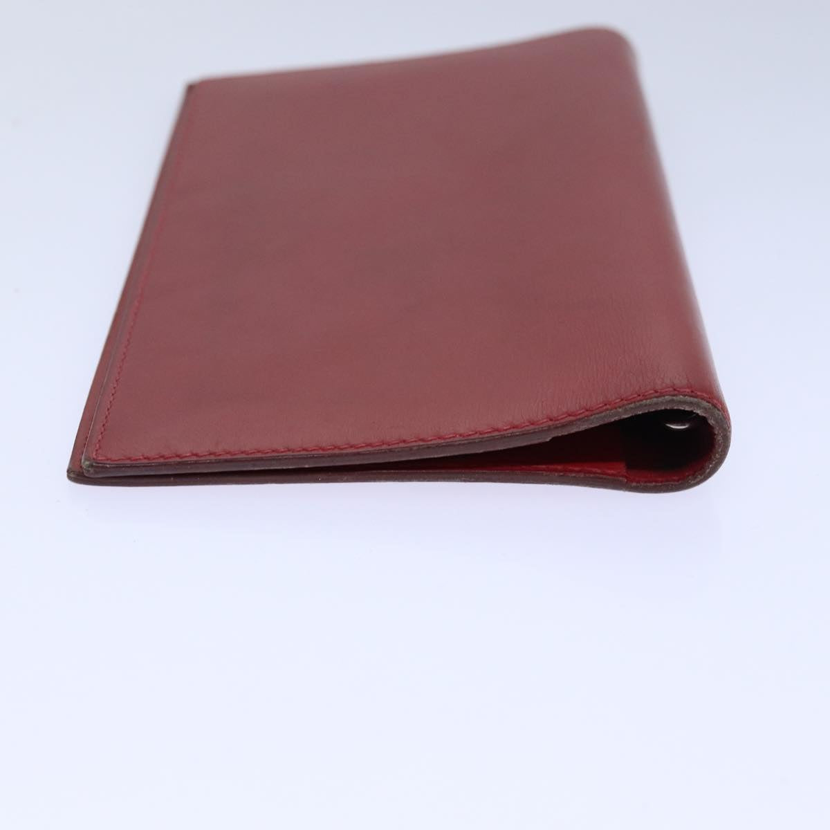 HERMES Agenda A6 Day Planner Cover Leather Red Auth am6805