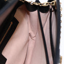 GUCCI Chain Shoulder Bag Leather Red Gold 576422 Auth am6808V-18