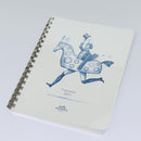 HERMES Yuris GM Note Cover Leather Red Auth am6812-19