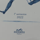 HERMES Yuris GM Note Cover Leather Red Auth am6812-21