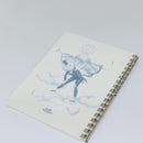 HERMES Yuris GM Note Cover Leather Red Auth am6812-25