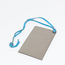 BALENCIAGA Turn Lock Chain Shoulder Bag Leather Beige Gray Silver Auth am6814V-25