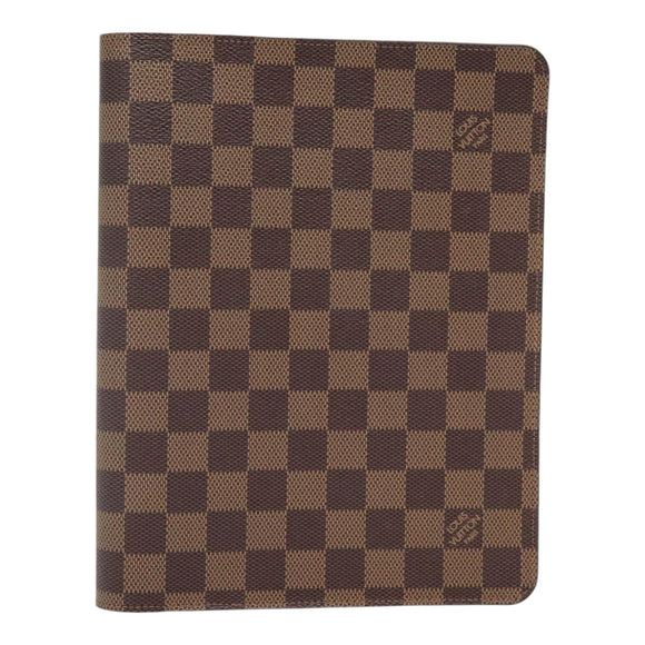 LOUIS VUITTON Damier Ebene Agenda Bureau Day Planner Cover R21065 Auth am6852AV
