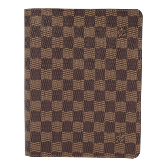 LOUIS VUITTON Damier Ebene Agenda Bureau Day Planner Cover R21065 Auth am6852AV