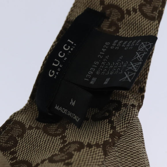 GUCCI GG Canvas Sherry Line Sun Visor M Beige Yellow Auth am6871