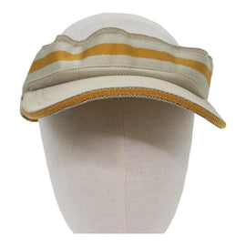 GUCCI GG Canvas Sherry Line Sun Visor M Beige Yellow Auth am6871 - 0