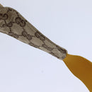 GUCCI GG Canvas Sherry Line Sun Visor M Beige Yellow Auth am6871-8