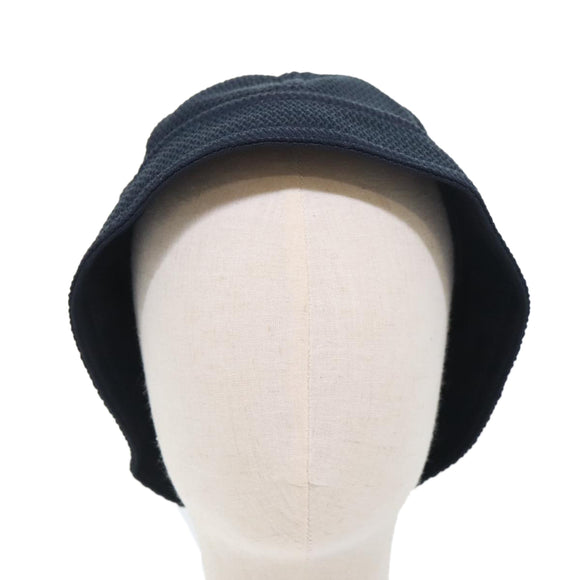 CHANEL Sports Line Hat cotton Black CC Auth am6872V