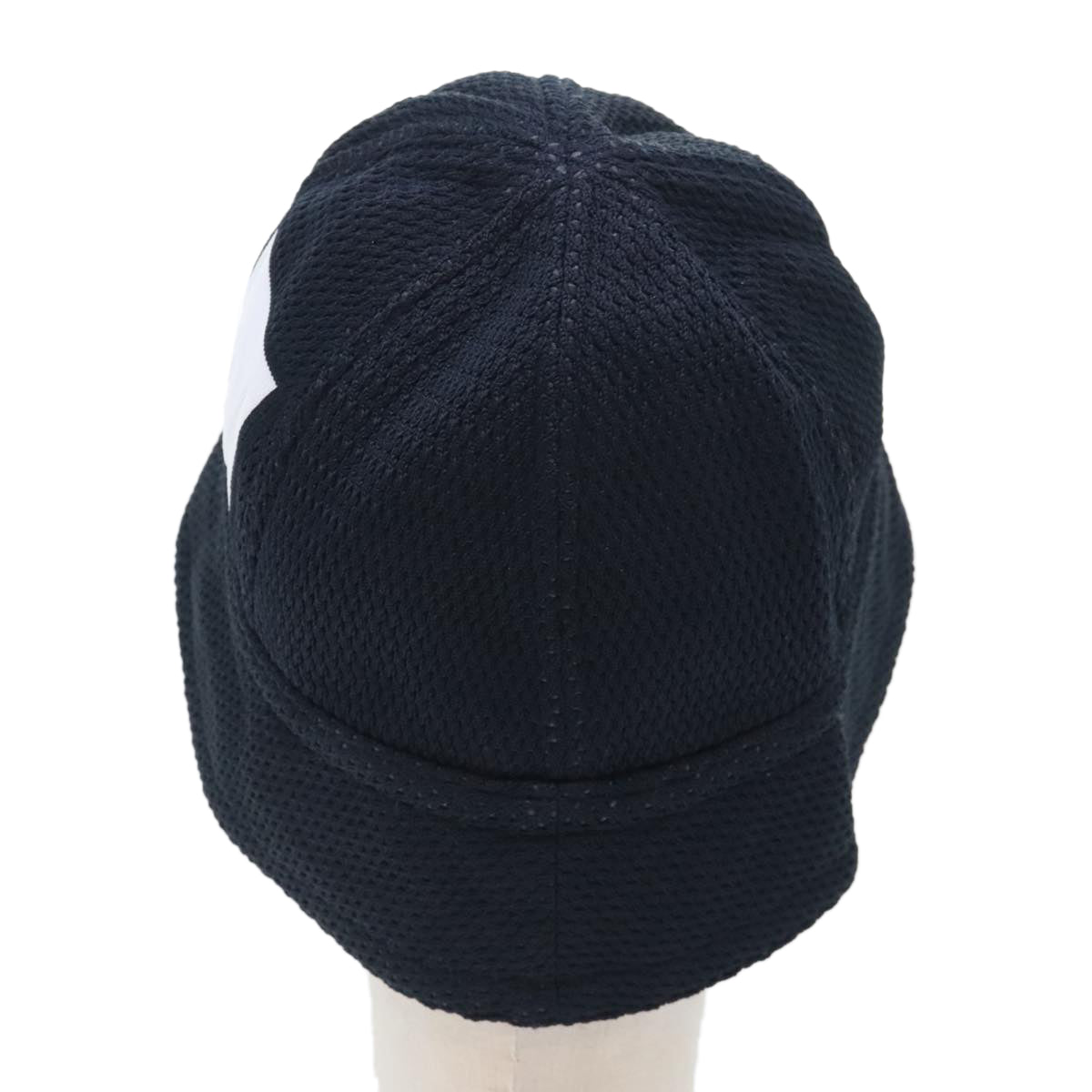 CHANEL Sports Line Hat cotton Black CC Auth am6872