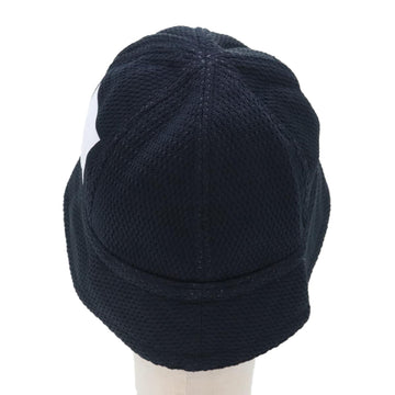 CHANEL Sports Line Hat cotton Black CC Auth am6872V - 0