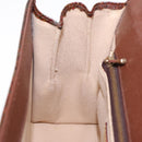 ETRO Paisley Hand Bag Leather Brown Auth am6904-20