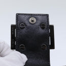 FENDI Zucchino Canvas Wallet Brown Silver Auth am6905-8