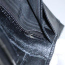 FENDI Zucchino Canvas Wallet Brown Silver Auth am6905-11