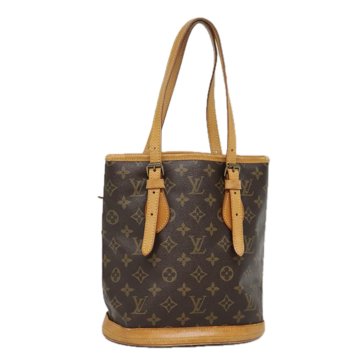 LOUIS VUITTON Monogram Bucket PM Shoulder Bag Vintage M42238 LV Auth am6910