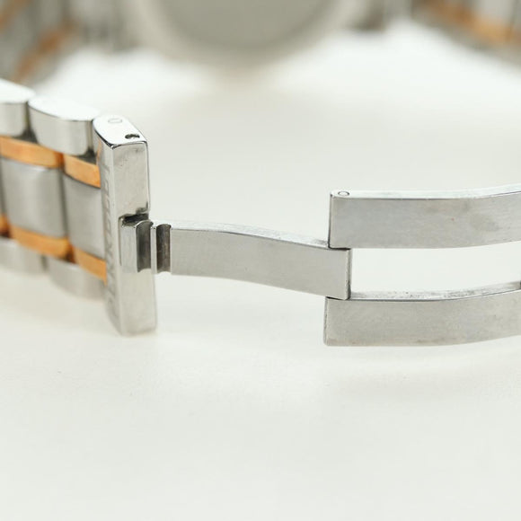PERRELET Double Rotor Watch Two Tone Design No 45 Stainless Auth am6930SM