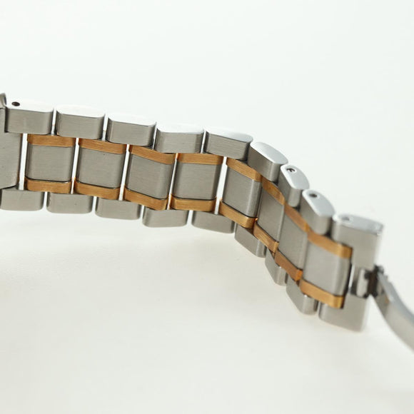 PERRELET Double Rotor Watch Two Tone Design No 45 Stainless Auth am6930SM