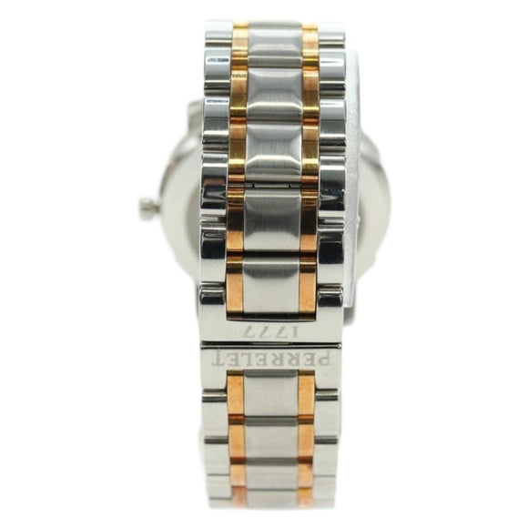 PERRELET Double Rotor Watch Two Tone Design No 45 Stainless Auth am6930SM