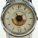 PERRELET Double Rotor Watch Two Tone Design No 45 Stainless Auth am6930SM-5