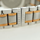 PERRELET Double Rotor Watch Two Tone Design No 45 Stainless Auth am6930SM-7